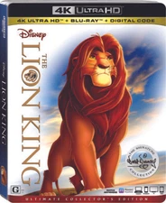 The Lion King (4K Ultra HD + Blu-Ray BD + Digital) Disney *NEW free ship.
