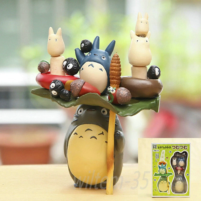 Studio Ghibli My Neighbor Totoro Put Chara Stacking Game Figure New Kids Gift - Image 2 of 4