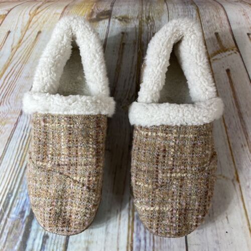 Toms PINK BOUCLÉ Women's Faux Fur Alpargata Slip On Shoes US 5W NWOBT ...