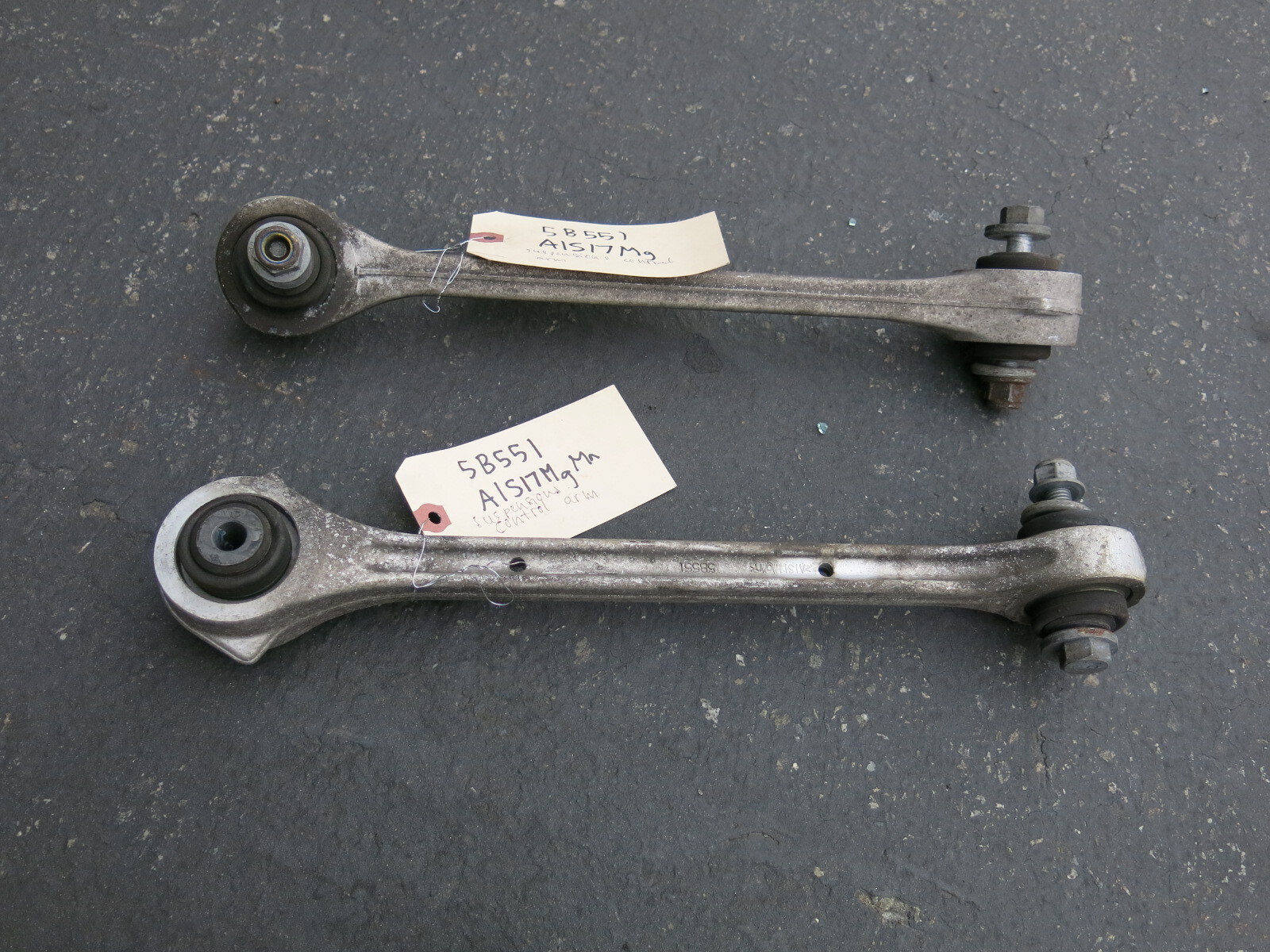Aston Martin DB9 Rear Suspension Toe Control Arms Pair 5B551