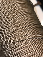 NEW LIGHT BROWN 550 Cord Paracord Nylon Paraline / CORELESS FLAT in All Sizes