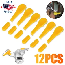 12PCS Tire Changer Machine Mount Demount Duck Head Insert Rim Protector Adapters