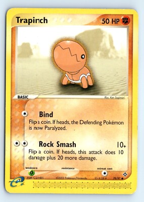 Pokemon Trapinch #79/97 Dragon tcg Common LP