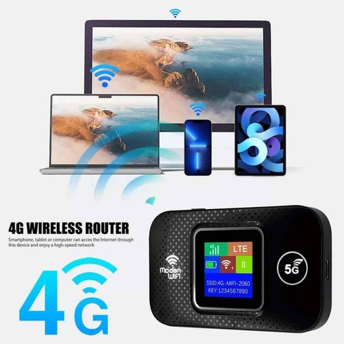 Portable WiFi 5G LTE WiFi Router Mobile Broadband LED Hotspot Modem - Picture 8 of 11