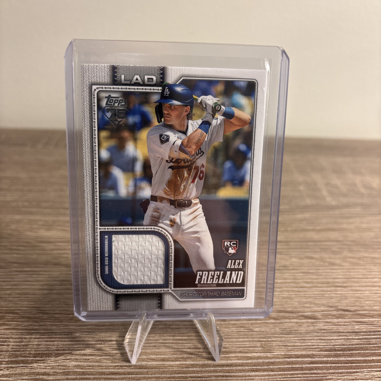 2026 Topps Series 1 - Real One Relics Alex Freeland #74 (MEM, RC)