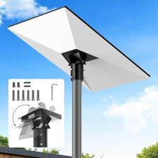 Starlink Pole Adapter, Adjustable Angle Starlink Gen3 Tilt Pole Mount, Rustproof