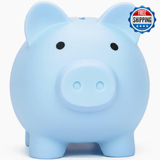 Sbrvaniy Unbreakable Piggy Bank for Boys Girls - My First Piggy Bank