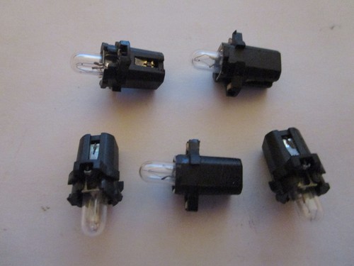 5x Glühbirnen Tacho Kombiinstrument  Kontrollleuchten Fassung Audi VW Oldtaimer