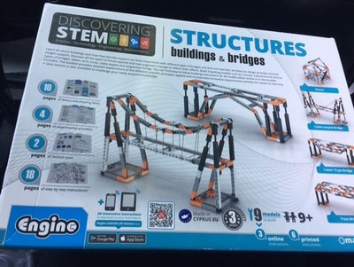 NEW.ENGINO Structures  building and bridges construction game STEM Discovery Set