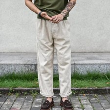Sauce Zhan Men Pants Ramie Pants Men Summer B...