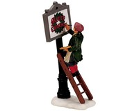 Lemax-12527-411, Sign Painter, Weihnachtsdorf, Weihnachtsfiguren
