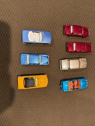 Vintage Matchbox Lesney Diecast Cars Lot 4 Rolls Royce and 3 Mercedes Benz