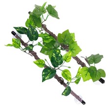 2 Pcs Artificial Greenery Bearded Dragon Suction Cup Vine Terrarium Plants