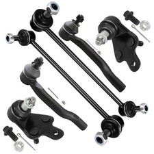 SCITOO 6pcs Front Suspension Kit Lower Ball Joint Outer Tie Rod End Sway Bar ...