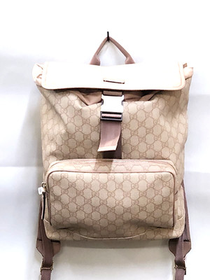 Gucci Eden Backpack PVC Supreme Rucksack Brown 246103