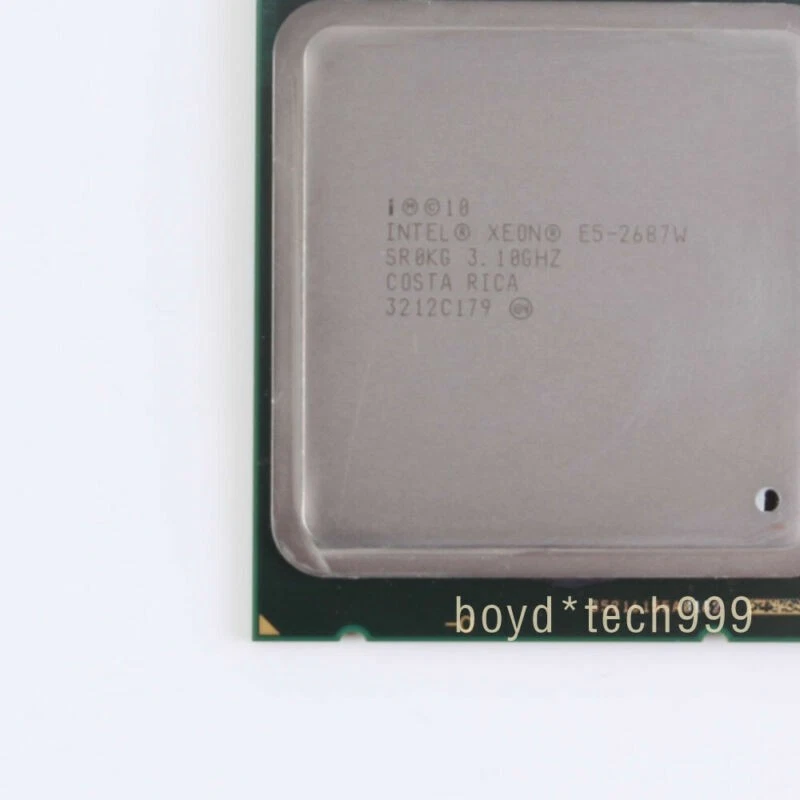 Intel Xeon E5-2687W 3.1GHz SR0KG 8 Core 20M 16 Threads LGA2011 CPU Processor - Image 3 of 4