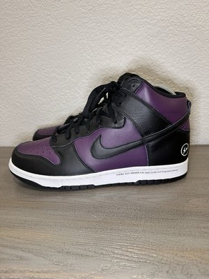 Nike Dunk High x fragment design Beijing Wine/Black/White DJ0382-600 2021