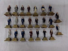 Vintage Lott of 23 US Presidents Painted Plastic Toys Figures Louis Marx  Co