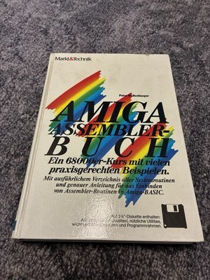 Retro Buch Commodore Amiga - AMIGA ASSEMBLER-Buch von MARKT&TECHNIK