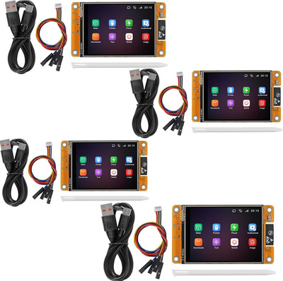 4Pcs ESP32 LVGL Wifi & Bluetooth Development Board 2.4 Inch LCD TFT Module 240 *