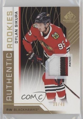 2018-19 SP Game Used Gold Spectrum Premium Material 39/49 Dylan Sikura #186 z7j