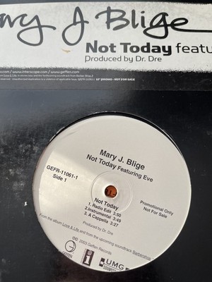 Mary J Blige - Not Today PROMO - $4.99 Warehouse BINS - READ DESCRIPTION