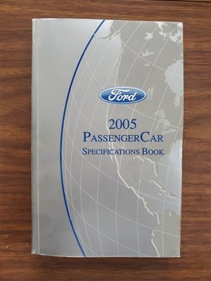 2005 Ford [Mercury, Lincoln] Passenger Car Specification Book: Crown Victori...