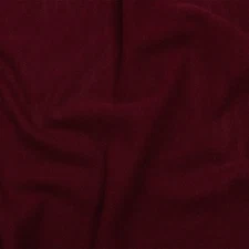 100% Wool Burgundy Fabric by the Yard Italian skirt outerwear jacket liner