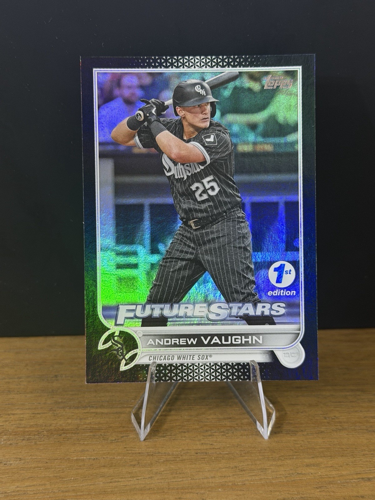 2022 Topps Series 1 1st Edition - Future Stars Andrew Vaughn #120 Black /25