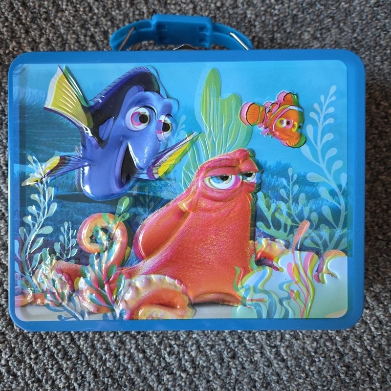 Finding Dory Metal Lunch Box Tin Disney Pixar Nemo Hank Kid's 