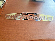 International Truck Chrome Metal Emblembadge - 24 X 4