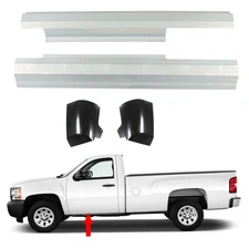Fits 2007-2013 Silverado 4 Door regular cab Outer Rocker Panel And Cab Corne