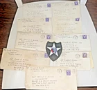 RARE VTG  Indian Head Chief Star 2nd Infantry Army Military PATCH WW2 W/ LETTERS