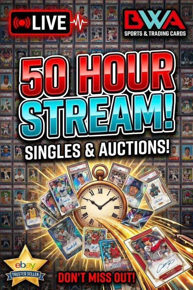 EBAYS FIRST 50 HOUR STREAM!! SINGLES & SEALED #2