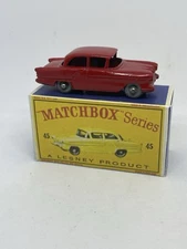 Matchbox Lesney Phantom 45 Vauxhall Victor Rare Red Metal Wheels Repro Box