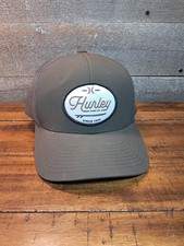 Men's Hurley Green Trucker Hat The Classics Snapback Logo New 