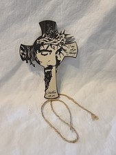  C 2024 Wooden Cross Christmas Ornament Jesus Matthew 28:20