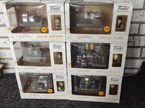 Funko Harry Potter Potions Class Mini Moments Complete Set Of 6 With Chase