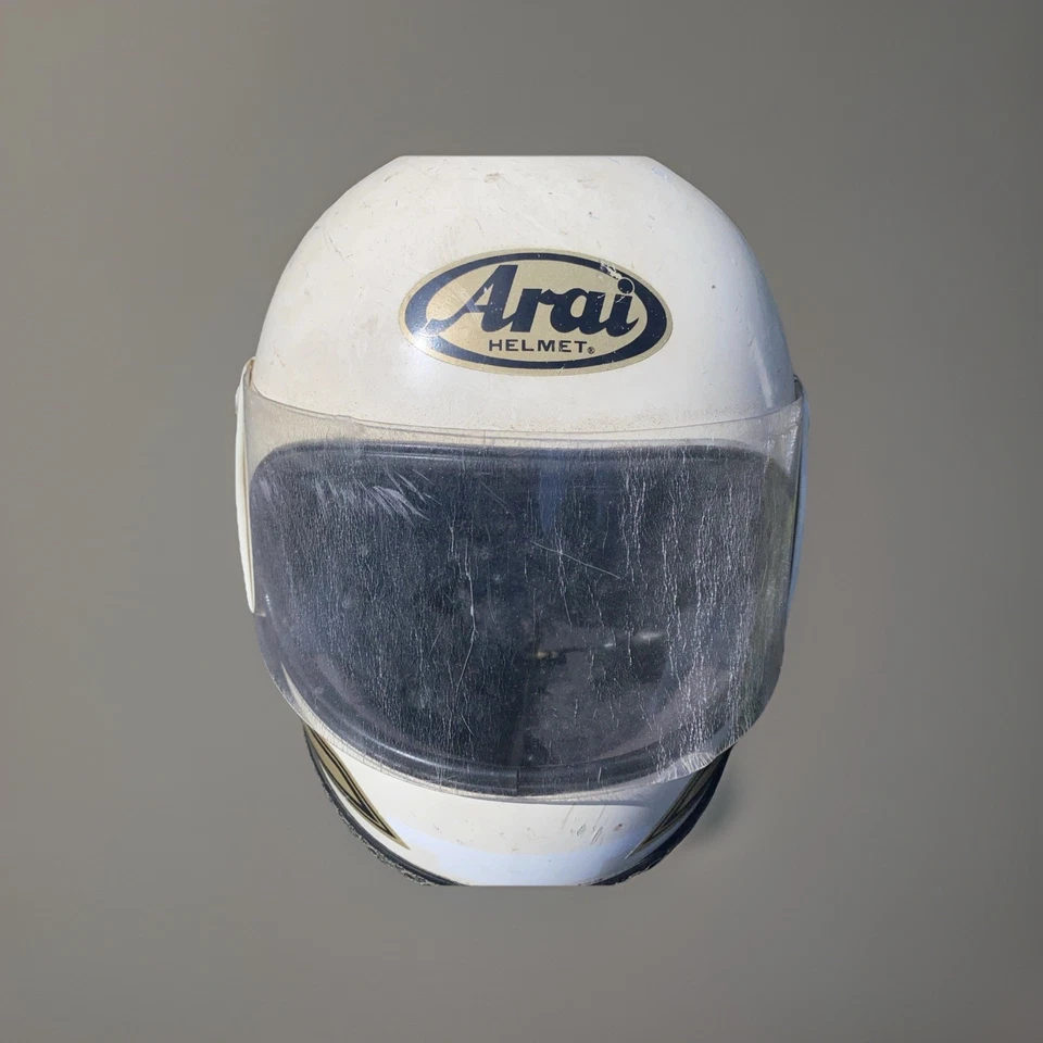 Casco completo de motocicleta Arai HB X7 1970 vintage Japón 7 1/8-7 1/4 Astro Foto 2 de 4