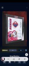 Topps Bunt Pristine 23 Greg Maddux Encased Red Signature Legendary DIGITAL