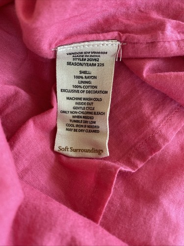 NWT Soft Surrounding Ginger Maxi Dress Beaded Embroidered Size Petite Large - Picture 7 of 7