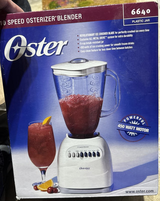 Oster 6640 10-Speed Osterizer Blender, White 34264042421| eBay