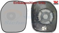 Van Wezel 0903837 Spiegelglas FüR AußEnspiegel Links FüR Citroen FüR Peugeot