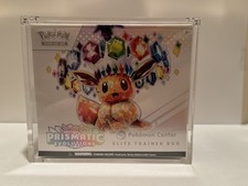 Pokemon ETB Acrylic Display Case Magnetic Lid UV Resistant - Elite Trainer Box