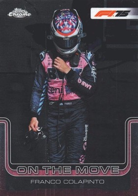 2025 Topps Chrome Formula 1 On The Move Franco Collapinto #187 Alpine