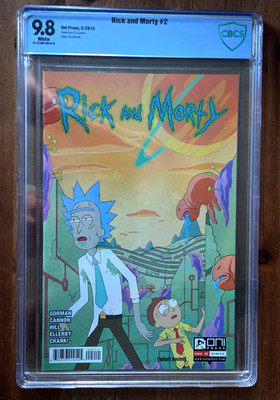 Rick and Morty #2 CBCS 9.8 White (2015) ONI Press