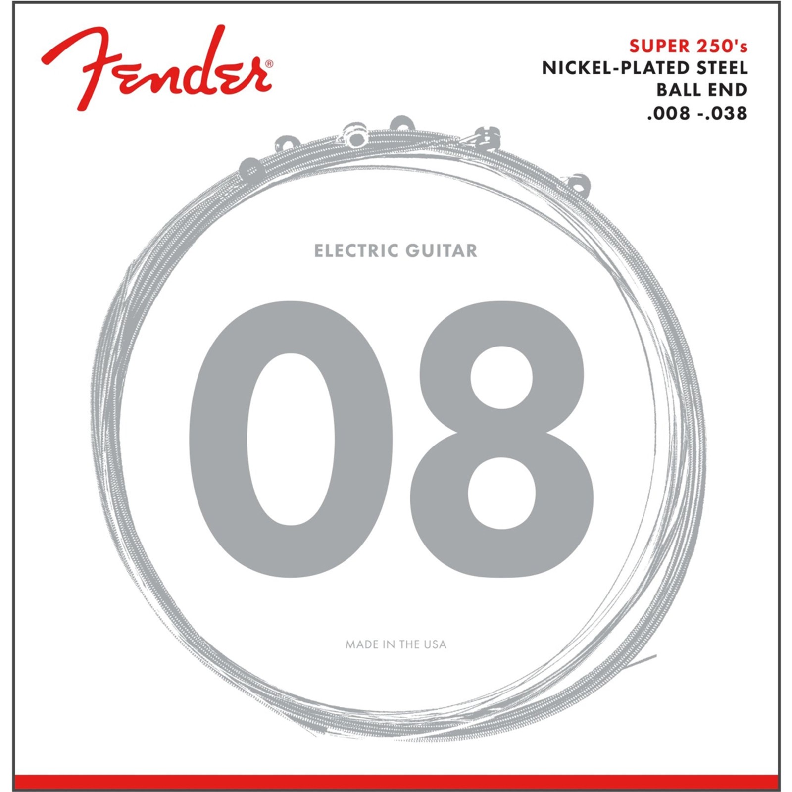 Крыло E-Gitarren Saiten Super 250XS 8-38 из никелированной стали - E-Gitarren Saiten