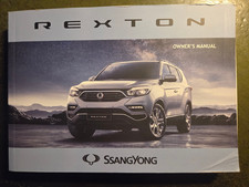 Ssangyong Rexton Owners Manual / Handbook 2017 2020 / Approx 700 Pages