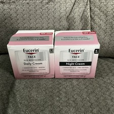 New Eucerin Face Q10 Revitalize Daily Cream  Night Cream Duo Set For A.M./P.M.