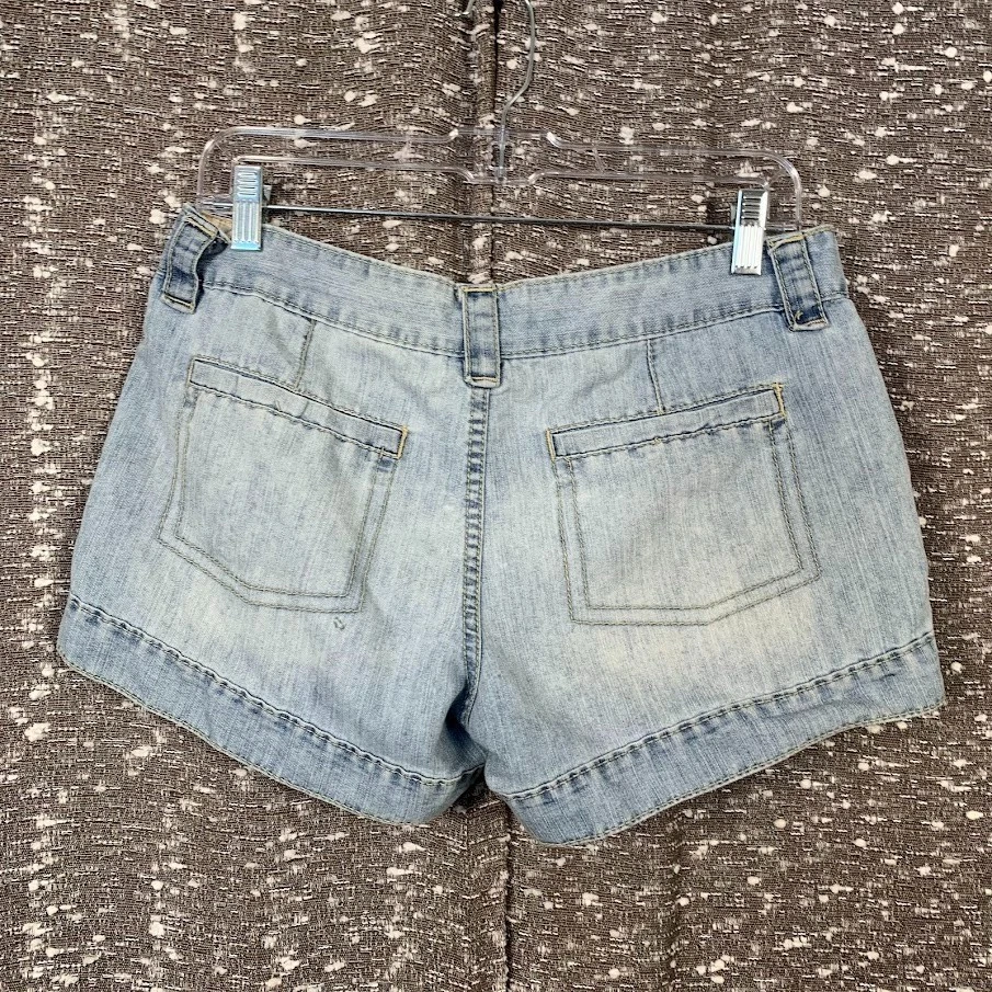 Pantalones Cortos Vaqueros Vintage Y2K Unionbay Azul Denim Botón Preppy Junior's 9 Foto 4 de 4
